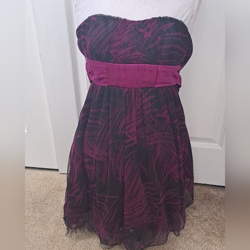 Heart Soul Purple Special Occasion Dress    Size M